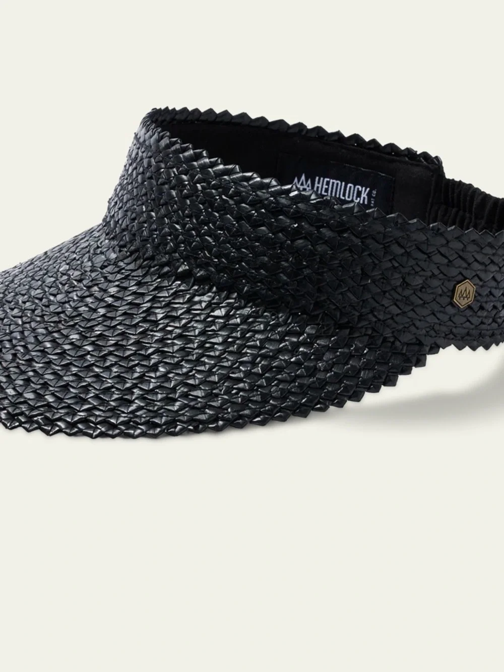 NWT Hemlock Capri Straw Visor